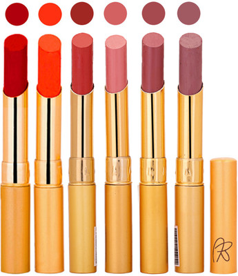 

Rythmx Imported Lipstick Combo of 6 Pcs for Ladies Women Girls 162201779(Multicolor,)