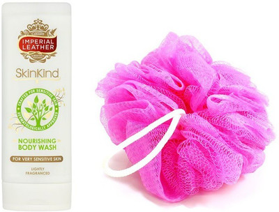 

Imperial Leather Skin kind Nourishing Body Wash 500 mL With loofah(Set of 2)