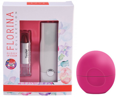 

Blue Heaven Florina Glossy Lipstick (Eternal Red) & Lip Balm Bubble Gum (8 GM)(Set of 2)