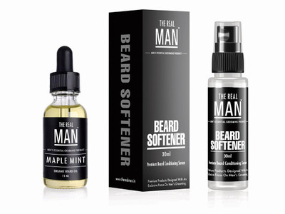 

The Real Man Beard & Mustache Oil Maple Mint(15ml) & Softener(Set of 2)