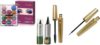 Blue Heaven liner,shadow,mascara,herbal kajal(Set of 4)
