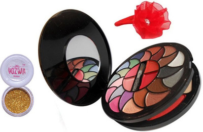 

Vozwa Vozwa Golden Glitter powder and Makeup Kit(Set of 2)