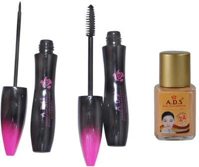 

ADS Waterproof Eyeliner / Mascara / Foundation(Set of 3)