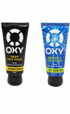 

OXY Combo pack perfect face wash 50gm + deep facewash 50gm(Set of 2)