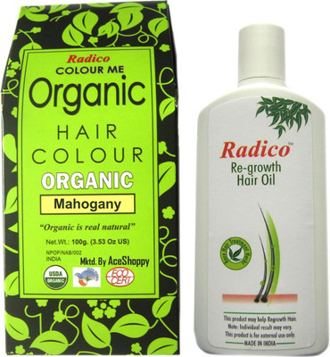 

Radico MAHOGANY WITH RE GROWTH HAIR OIL(Set of 5)