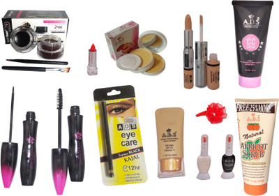 ADS Best Makeup Combo - 13 in 1(Set of 13)