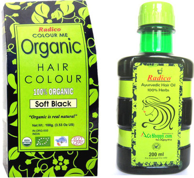 

Radico Organic Soft Black color With Ayurvedic oil(Set of 6)