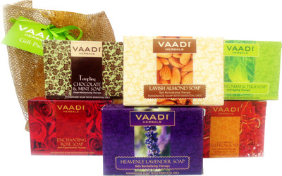 

Vaadi Herbals Assorted Soaps Gift Pack(Set of 6)
