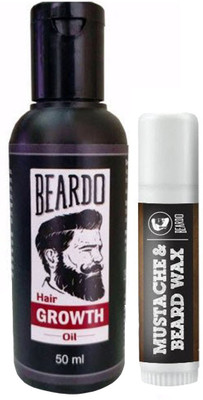 

Beardo Growth Oil 50ml and Waxstick 4gm(Set of 2)