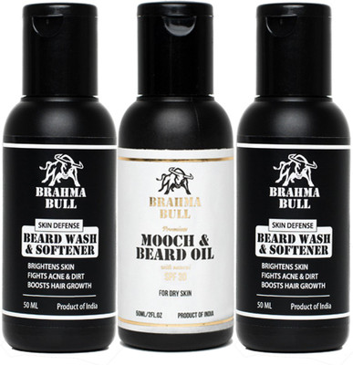

Brahma Bull Beard Combo for Dry Skin (Set of 3)(Set of 3)