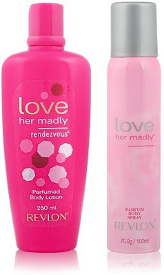 

Revlon Love Her Madly Rendezvous Perfumed Body Lotion & Parfum Body Spray(Set of 2)