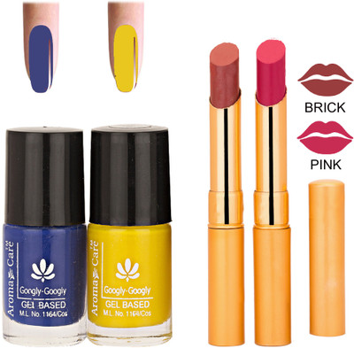 

Aroma Care Nail Polish RHYTHM Pink Lipstick Combo 077(Set of 4)