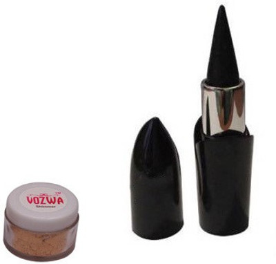 

Vozwa Golden Shimmer Powder with PhotoGenic Kajal(Set of 2)