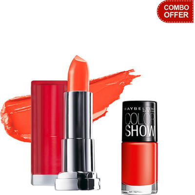 

Maybelline Color Show Lip Color with Color Show Nail Color(Set of 2)