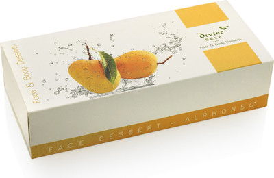 

Divine Self FACE DESSERT - ALPHANSO WITH FACEBUTTER, FACESCRUB AND FACEPACK(Set of 3)