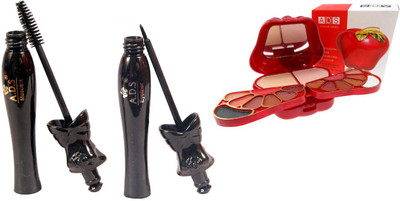 

ADS 1613 Eyeliner, Mascara, 8010 Makeup Kit(Set of 3)