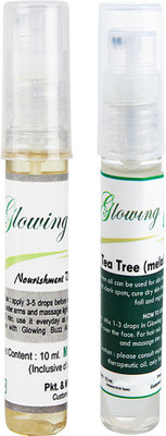 

Glowing Buzz Combo of 1 Nourishment Vitamin E Oil and 1 Tea Tree Essential Oil(Set of 2)