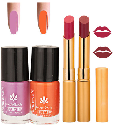 

Aroma Care Nail Polish RHYTHM Red Lipstick Combo 007(Set of 4)