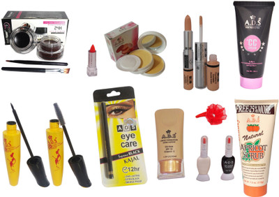 

ADS Best Makeup Combo - 13 in 1(Set of 13)