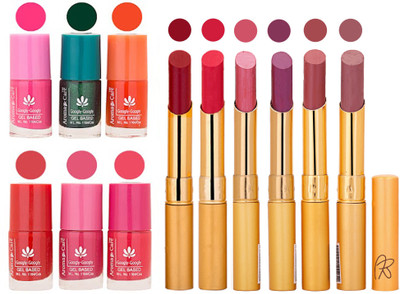 

Aroma Care Perfect Combo of Nail Polish and Rythm Lipstick Popular Shades in Wholesale Rate 2332017044(Set of 12)