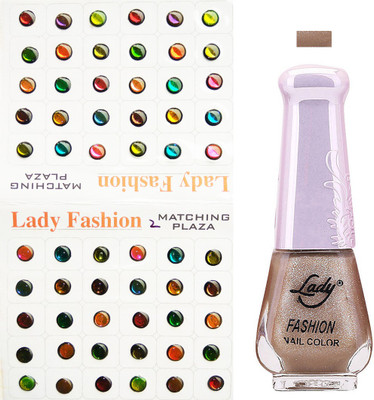 

Lady Fashion Nail Polish And Bindi 0803201712(Set of 2)