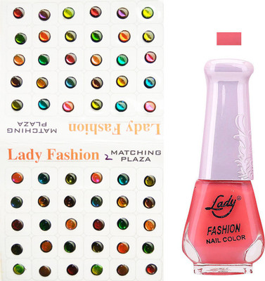 

Lady Fashion Nail Polish And Bindi 0803201763(Set of 2)