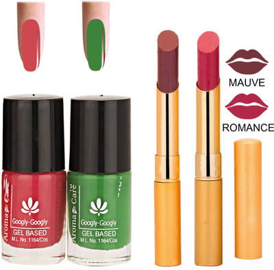 

Aroma Care Nail Polish RHYTHM Mauve Lipstick Combo 082(Set of 4)