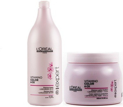 

L'Oreal Paris Vitamino Color A-Ox Shampoo and Mask(Set of 2)