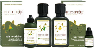 Richfeel Hair Strenghtening Combo Kit(Set of 4)