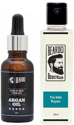 

Beardo Argan oil 30ml and Irish Wash 100ml(Set of 2)