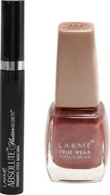 

Lakme Mascara & Nail Color Combo(Set of 2)