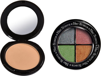 

Blue Heaven Artisto Compact (Natural Beige) & 4x1 Eye Magic Eye Shadow 601 Combo(Set of 2)