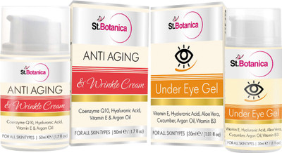 

St.Botanica Under Eye Gel + AntiAging & Anti Wrinkle Cream(Set of 2)