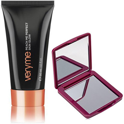 

Oriflame Sweden Very Me Peach Me Perfect Skin Glow(Dark) + Pocket Mirror(Set of 2)