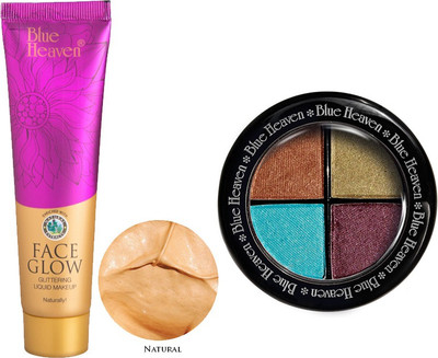 

Blue Heaven Face Glow (Natural) & 4x1 Eye Magic Eye Shadow 603(Set of 2)