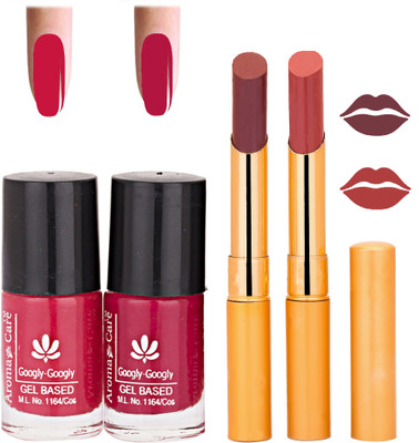 

Aroma Care Nail Polish RHYTHM Mauve Lipstick Combo 030(Set of)