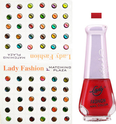 

Lady Fashion Nail Polish And Bindi 0803201750(Set of 2)