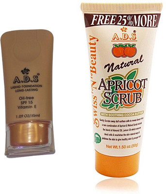

ADS Liquid Foundation / Scrub (50gm)(Set of 2)