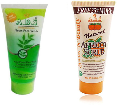 

ADS Neem Face Wash / Scrub (50gm)(Set of 2)