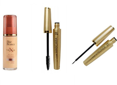 

Blue Heaven foundation,mascara,liner(Set of 3)