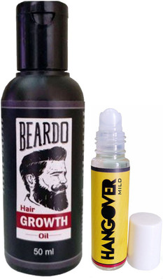 

Beardo Growth Oil-Hangover mild 50 and 8ml(Set of 2)