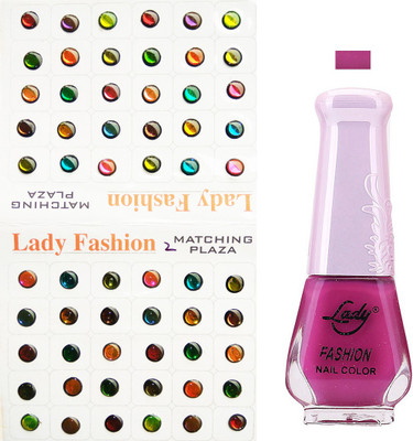 

Lady Fashion Nail Polish And Bindi 0803201743(Set of 2)