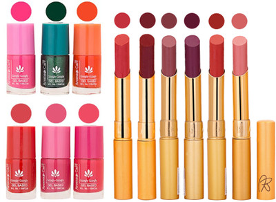 

Aroma Care Perfect Combo of Nail Polish and Rythm Lipstick Popular Shades in Wholesale Rate 2332017105(Set of 12)