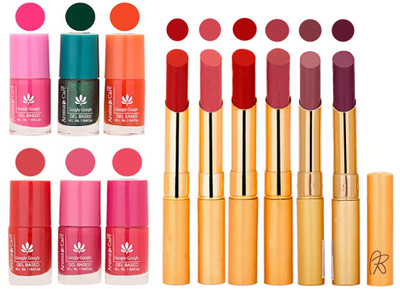 

Aroma Care Perfect Combo of Nail Polish and Rythm Lipstick Popular Shades in Wholesale Rate 2332017057(Set of 12)