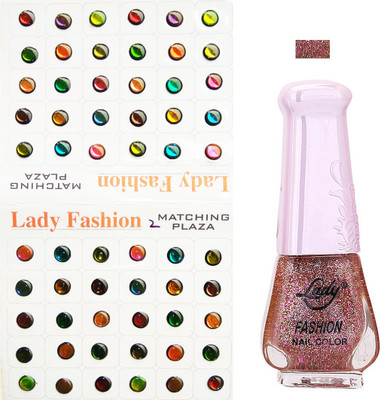 

Lady Fashion Nail Polish And Bindi 0803201740(Set of 2)