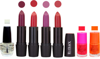 

Rythmx GSR RYTH BLK LIPSTICKS AND NAIL POLISH IMPORTANT COMBO 077(Set of 7)