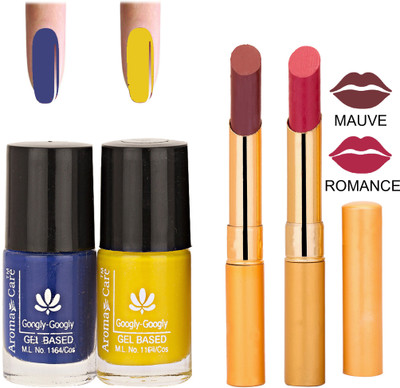 

Aroma Care Nail Polish RHYTHM Mauve Lipstick Combo 088(Set of 4)