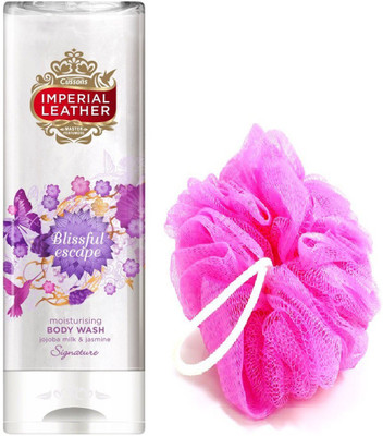 

Imperial Leather Blissful Escape Moisturising Body wash 500 mL With Loofah(Set of 2)