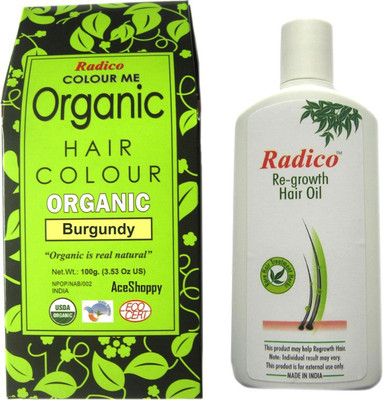 

Radico Burgundy With Re Hair Growth Oil(Set of 5)