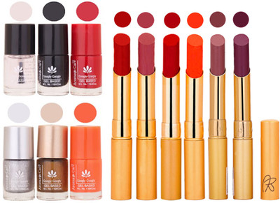 

Aroma Care 6 Nail Polish Set Rythm 6 Pcs Lipstick 6 Awesome Color for Fashion Women 2332017121(Set of 12)